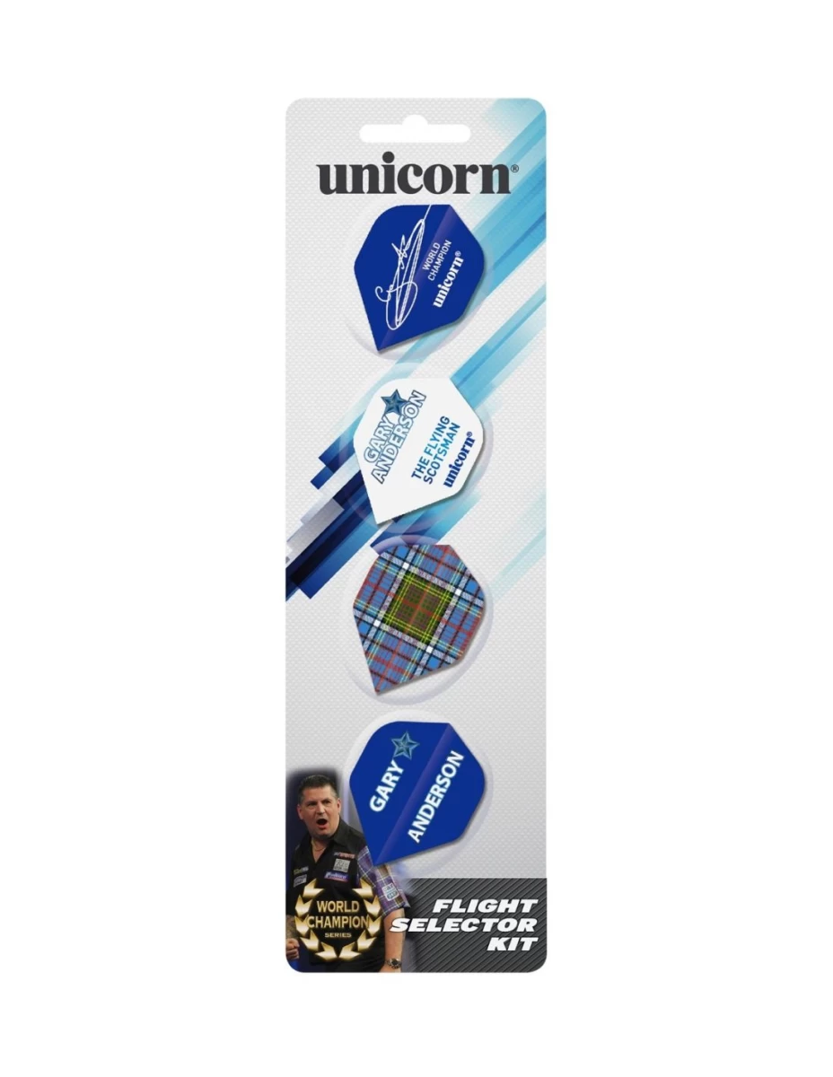 Unicorn Gary Anderson sparnelių komplektas