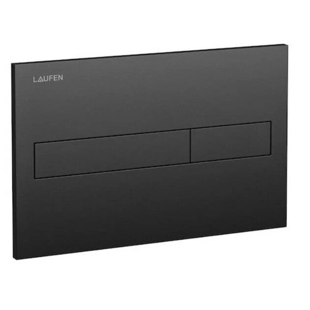 Unitazo klavišas Laufen Lis Dual Flush, juodas matinis, H8956617160001