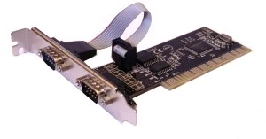 Unitek 2 Prievadų Nuosekliosios Pci-e Jungties Valdiklis Y-7504 2x Rs-232
