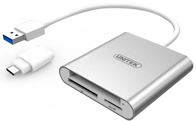 Unitek Usb 3.0 Atminties Kortelių Skaitytuvas Y-9313d