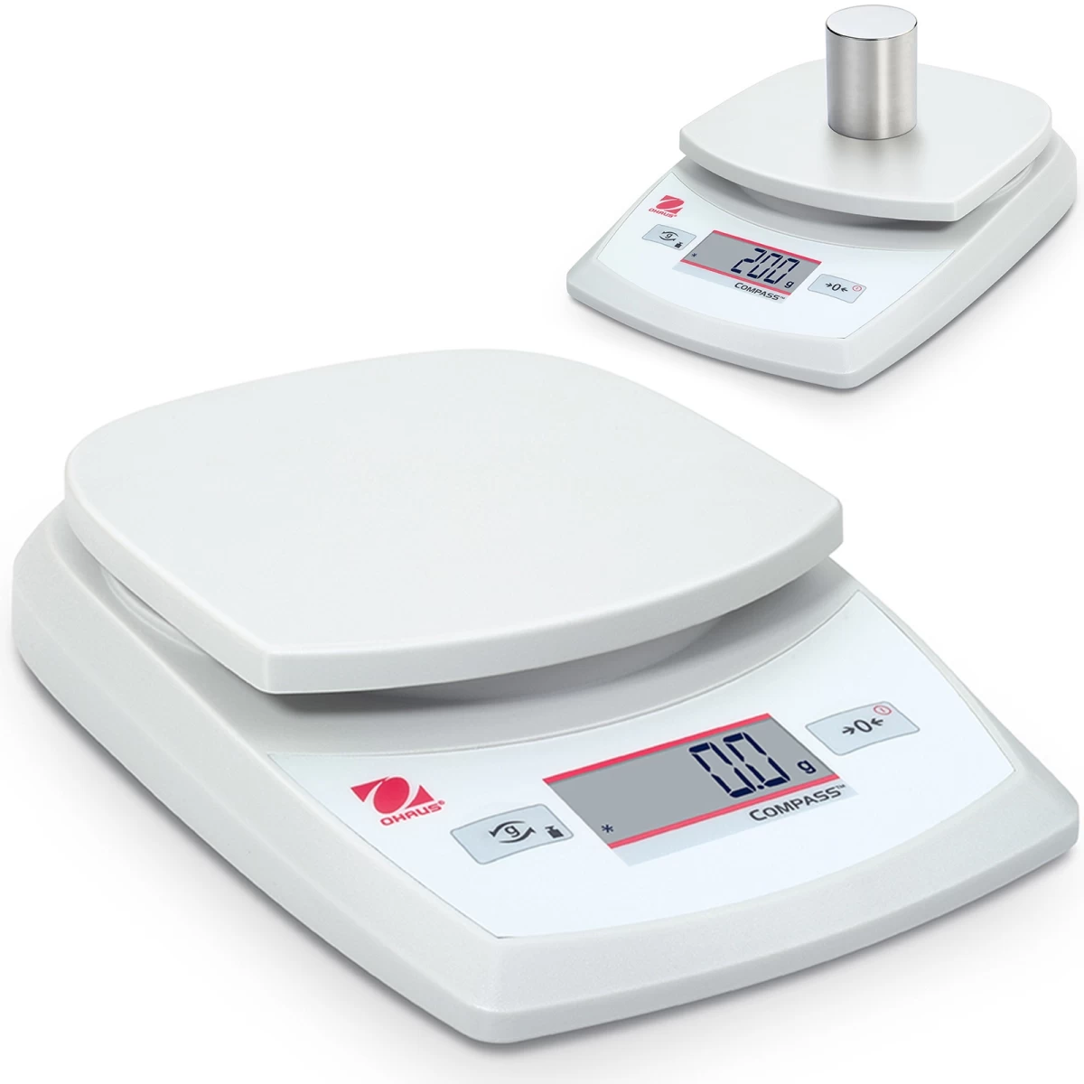 Universalios Laboratorinės Svarstyklės Su Akumuliatoriumi Compass Cr 5200g / 1g - Ohaus Cr5200 Universalios Laboratorinės Svarstyklės Su Akumuliatoriumi Compass Cr 5200g / 1g - Ohaus Cr5200