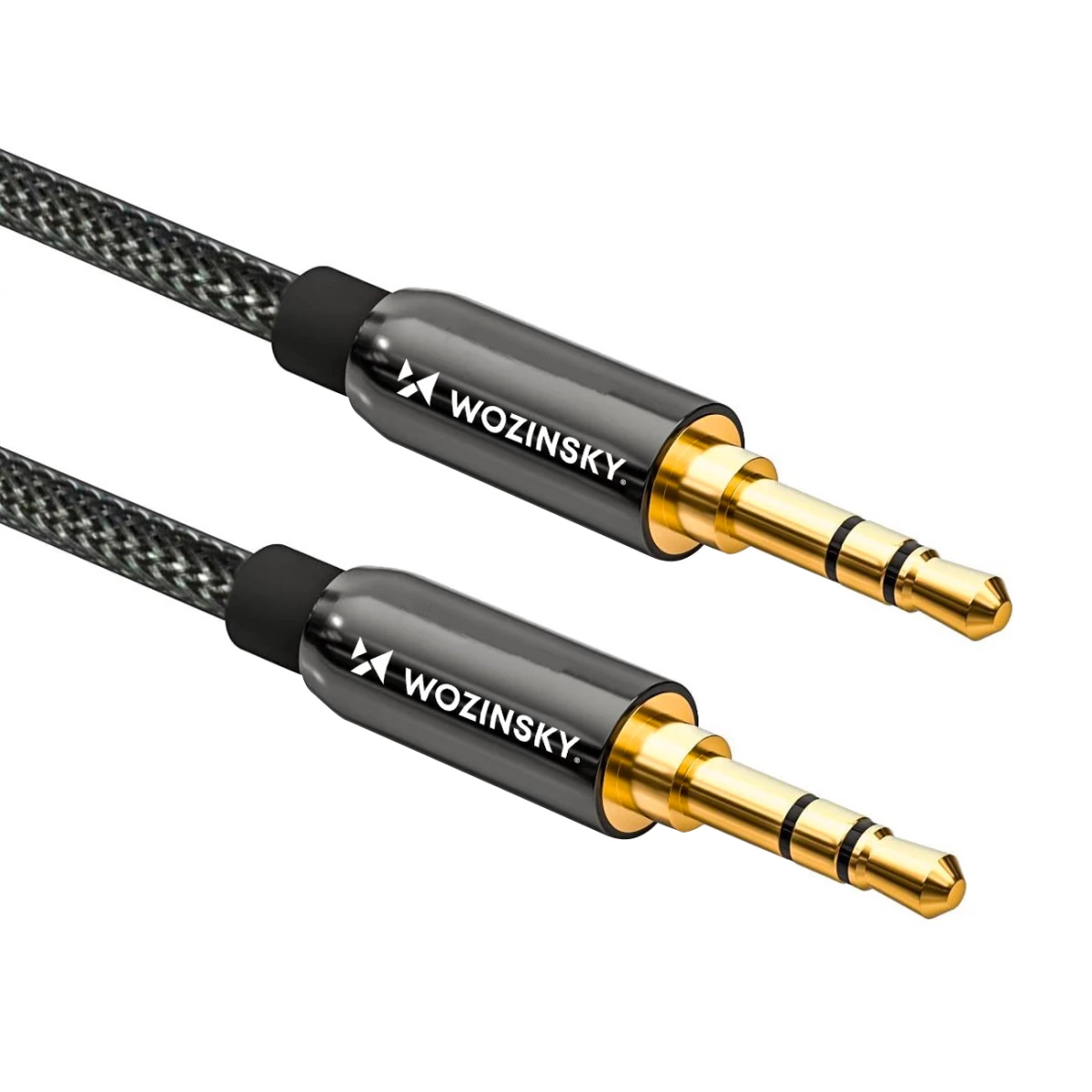 Universalus Mini Jack Aux Kabelis 2 M Juodas