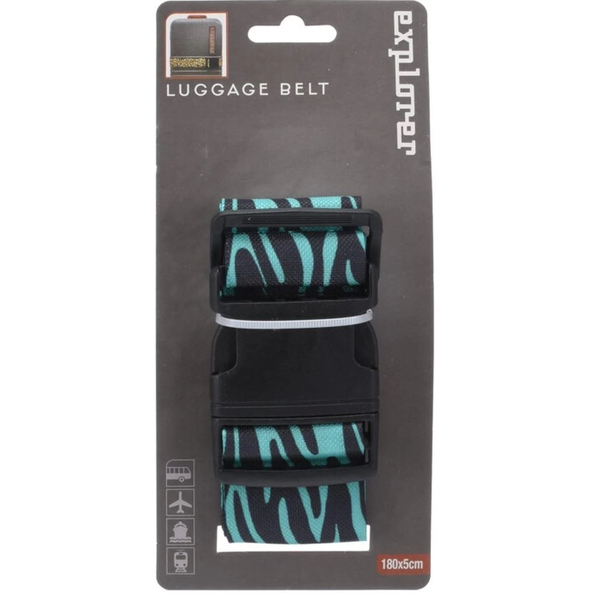 Universalus Safety Base 180x5cm Proworld Zebra Blue, Skirtas Lagaminams