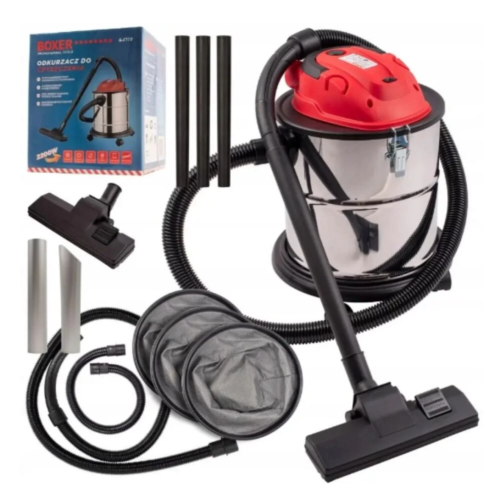 Universalus sauso ir drėgno valymo vakuuminis dulkių siurblys BOXER BX-112
