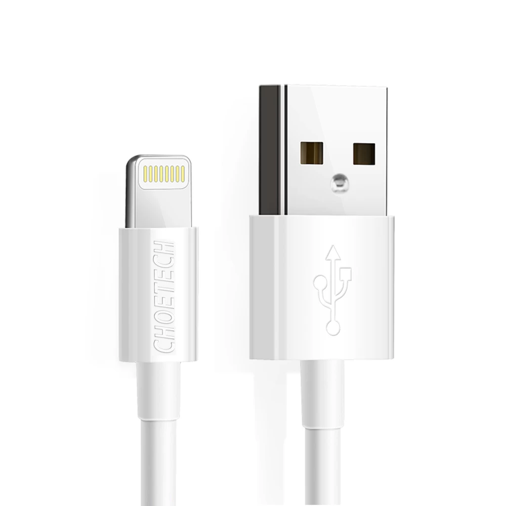 Usb-a - Lightning Mfi 1,8 M Ilgio Sertifikuotas Baltas Kabelis