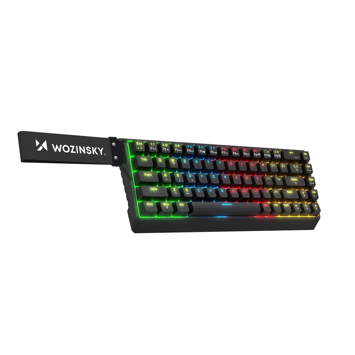 Usb-a Rgb Apšviečiama Mechaninė žaidimų Klaviatūra - Juoda