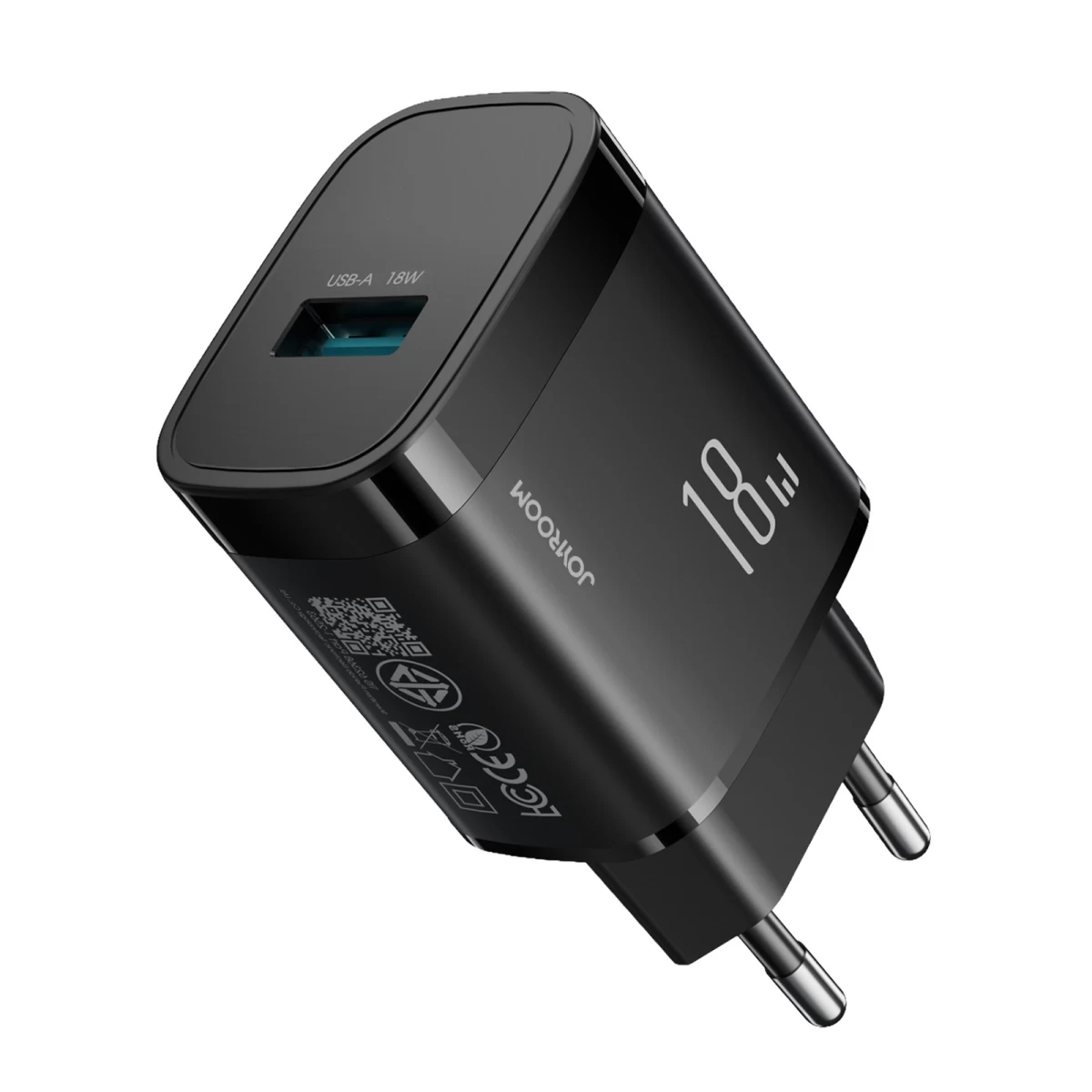 Usb-a Tinklo įkroviklis 18 W - Juodas