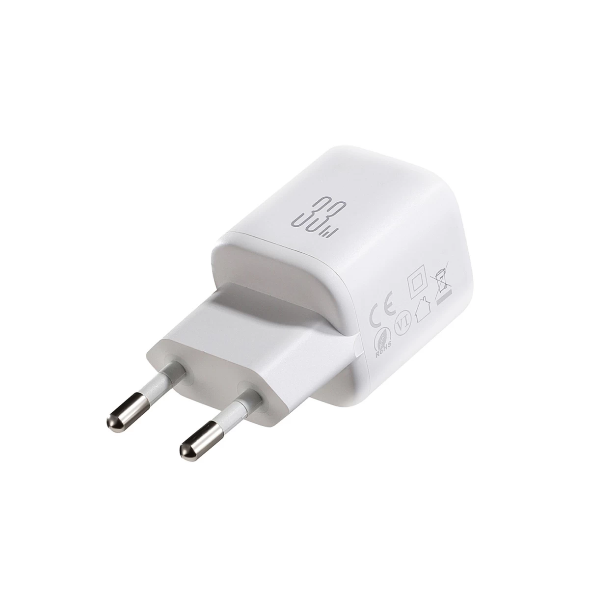 Usb-a Usb-c 33 W Maitinimo Tinklo įkroviklis Su 60 W Usb-c į Usb-c 1 M Kabeliu - Baltas