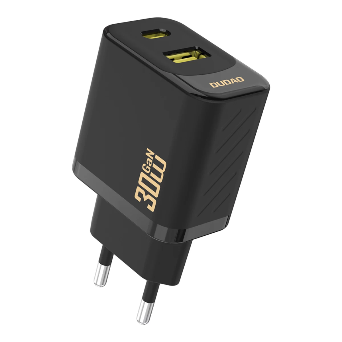 Usb-a Usb-c Gan Pd 30 W Tinklo įkroviklis - Juodas