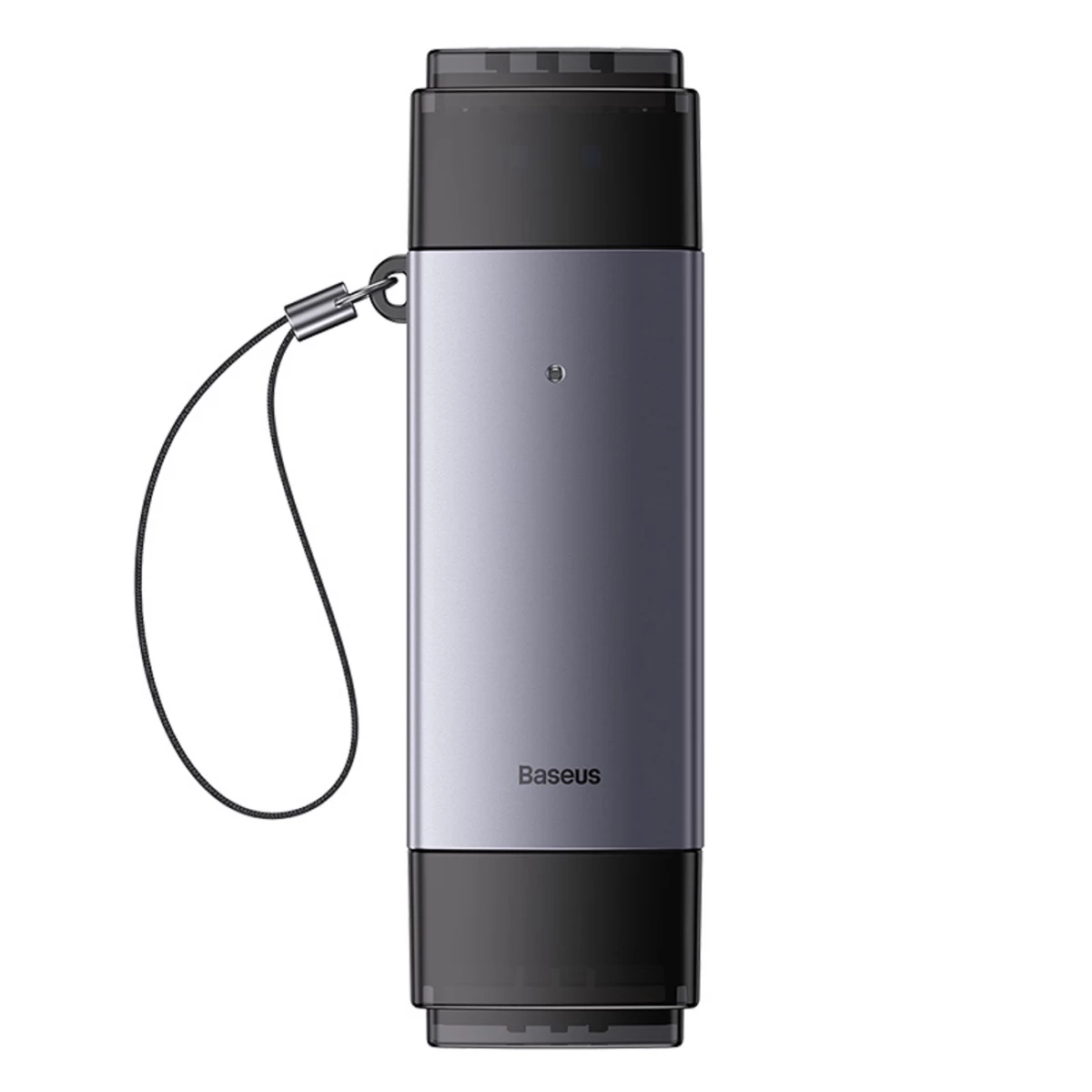 Usb-a Usb-c Sd Tf Atminties Kortelių Skaitytuvas - Pilkas