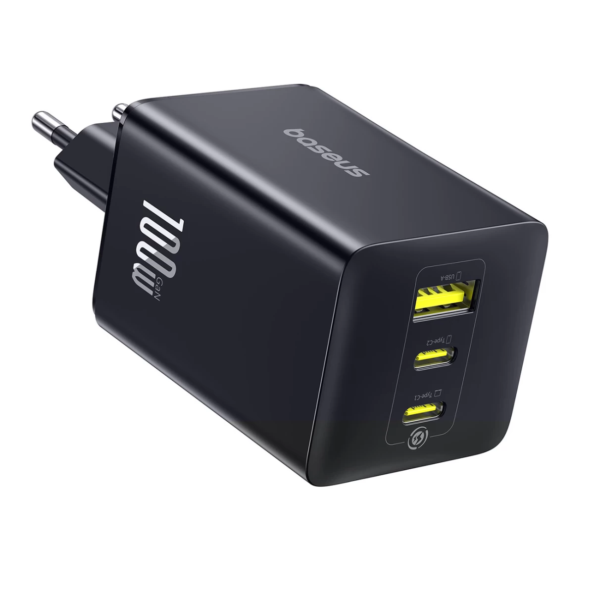 Usb-a Usb-c Tinklo įkroviklis Enerfill Fe11 100w - Juodas