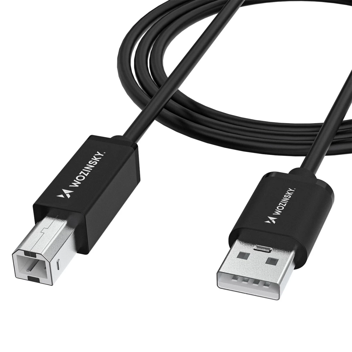 Usb-b - Usb-a 480mbps Skaitytuvo Spausdintuvo Kabelis 1 M - Juodas