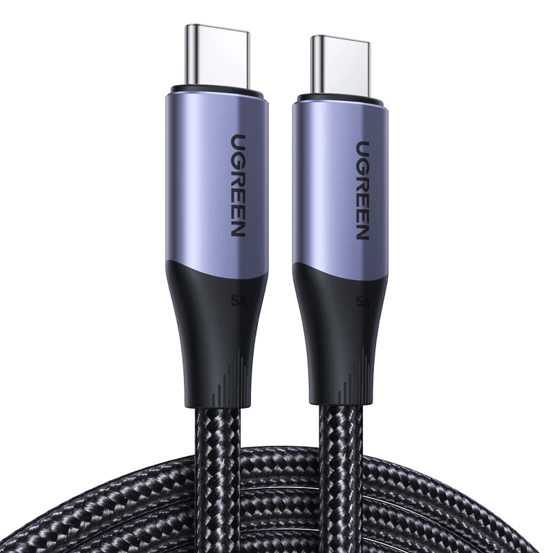Usb-c 3.1 Gen 2 Pd Qc Kabelis 100w 5a 1m Juodas