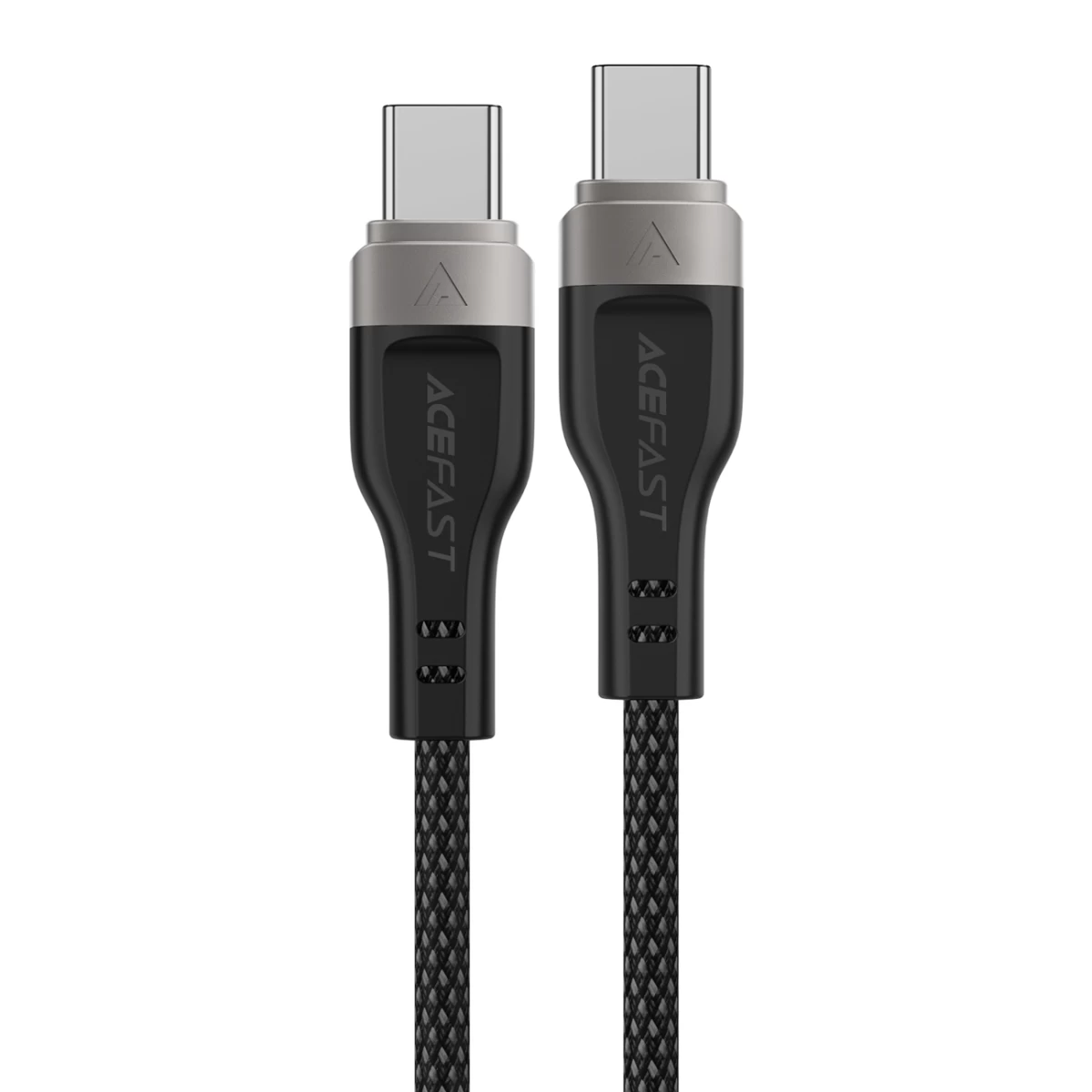 Usb-c 480mb/s 100w Kabelis Su Magnetiniu Organizatoriumi 1,2 M - Juodas