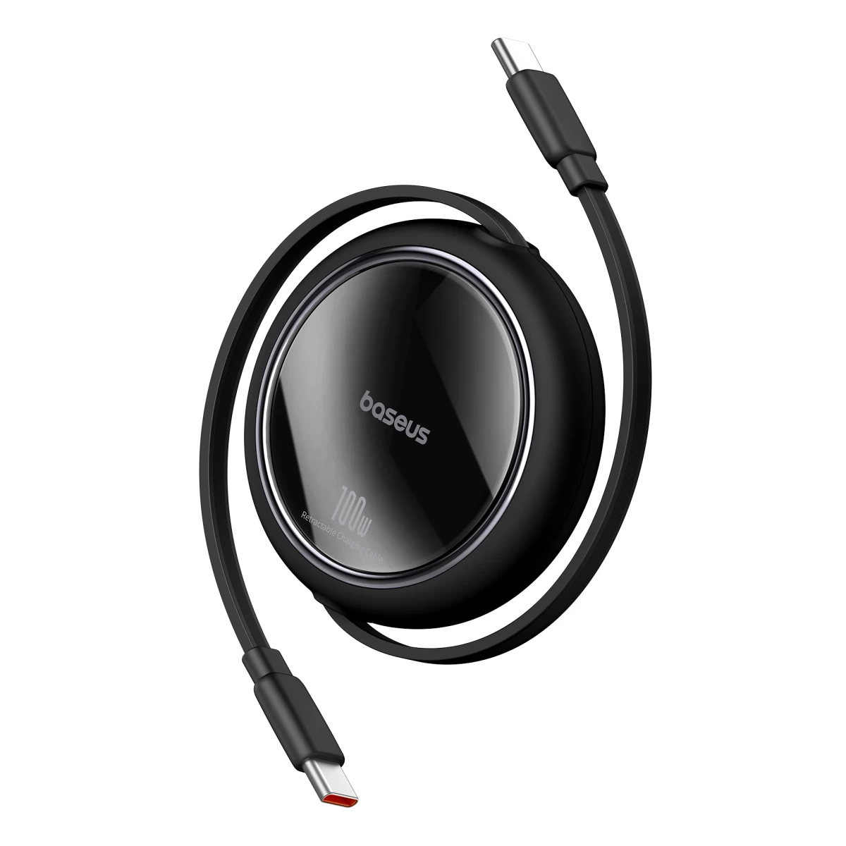 Usb-c Ištraukiamasis Kabelis 100w Free2draw Mini 1 M Juodas