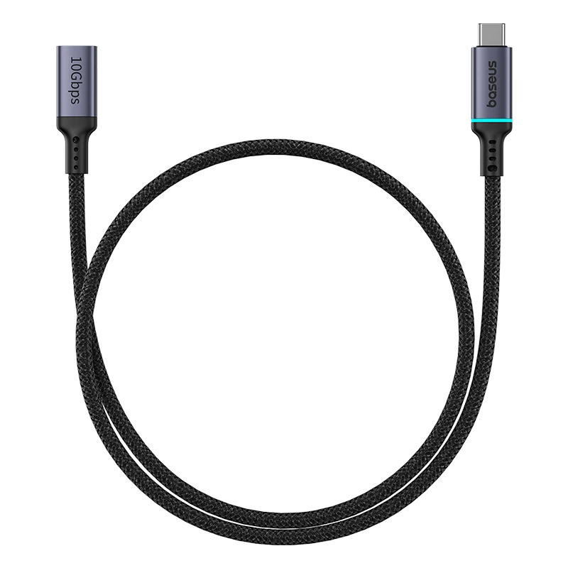 Usb-c Kabelio Prailgintuvas 10gbps 0,5 M Juodas