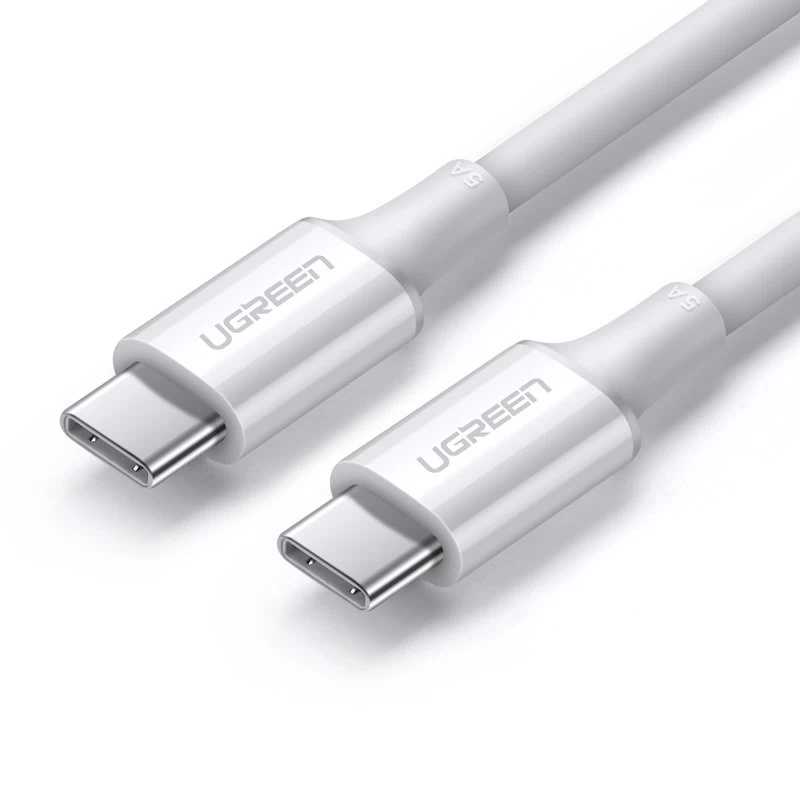 Usb-c Kabelis 5a Greitasis įkrovimas Pd Qc 2 M Baltas