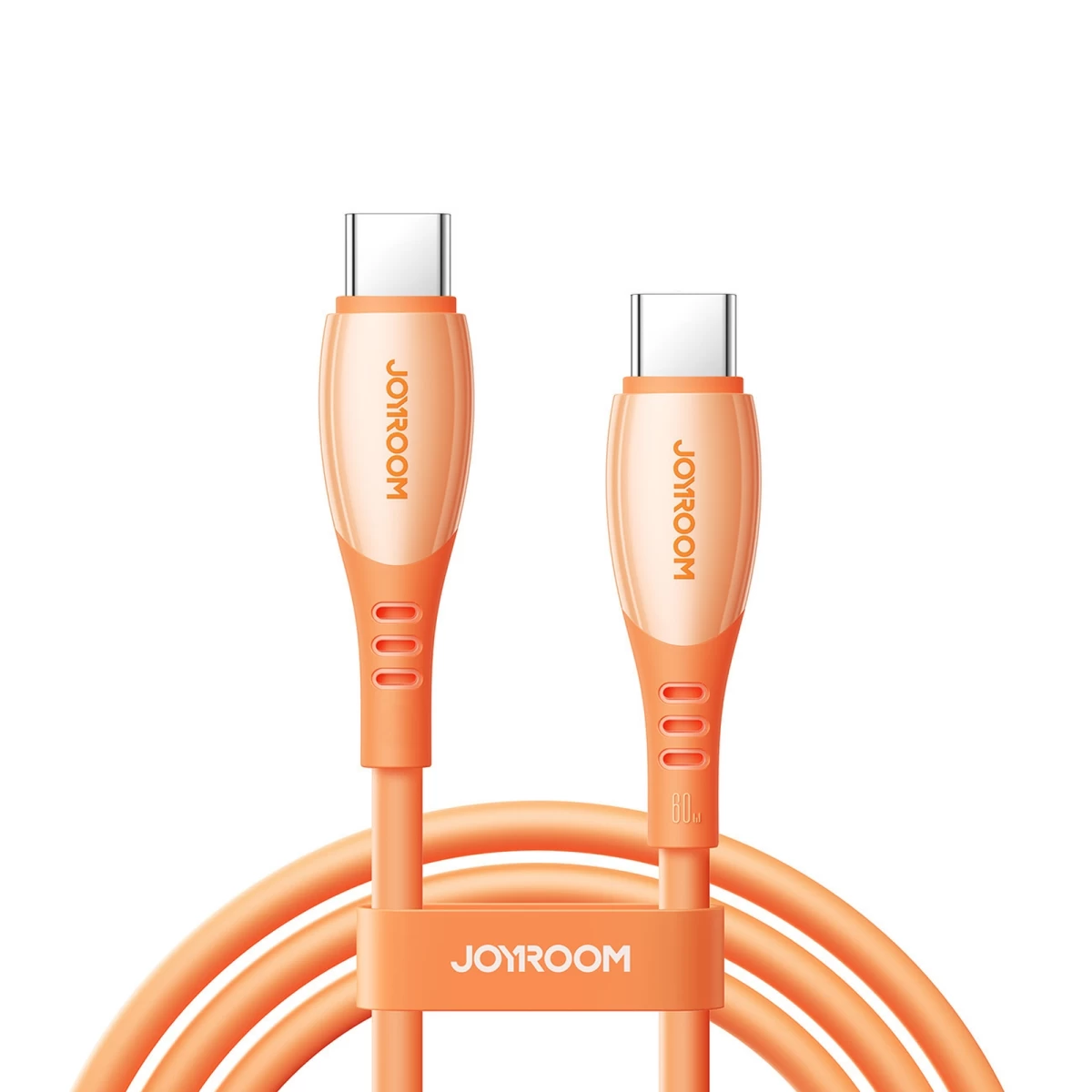 Usb-c Kabelis vibrant Series 60w 1,2 M - Oranžinis
