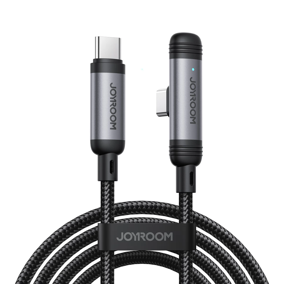 Usb-c Kampinis Kabelis 60w 1,2 M - Juodas