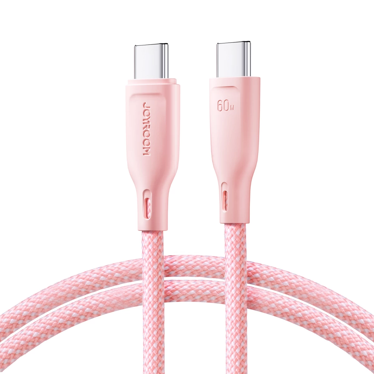 Usb-c Laidas 60w Greitas Perdavimas Multi-colour Series 1 M Rožinės Spalvos