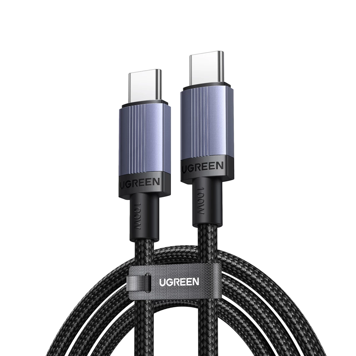 Usb-c Pd 100w 5a 2 M Ilgio Kabelis - Juodas