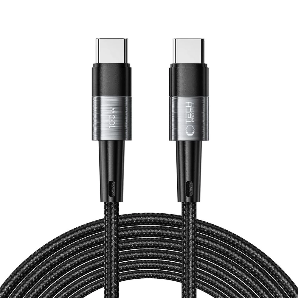 Usb-c Pd 100w 5a 3 M Kabelis - Pilkas