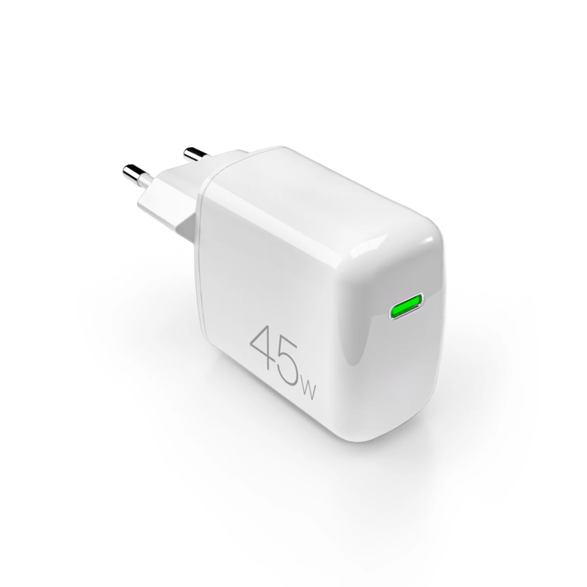 Usb-c Pd Gan 45 W Tinklo įkroviklis - Baltas