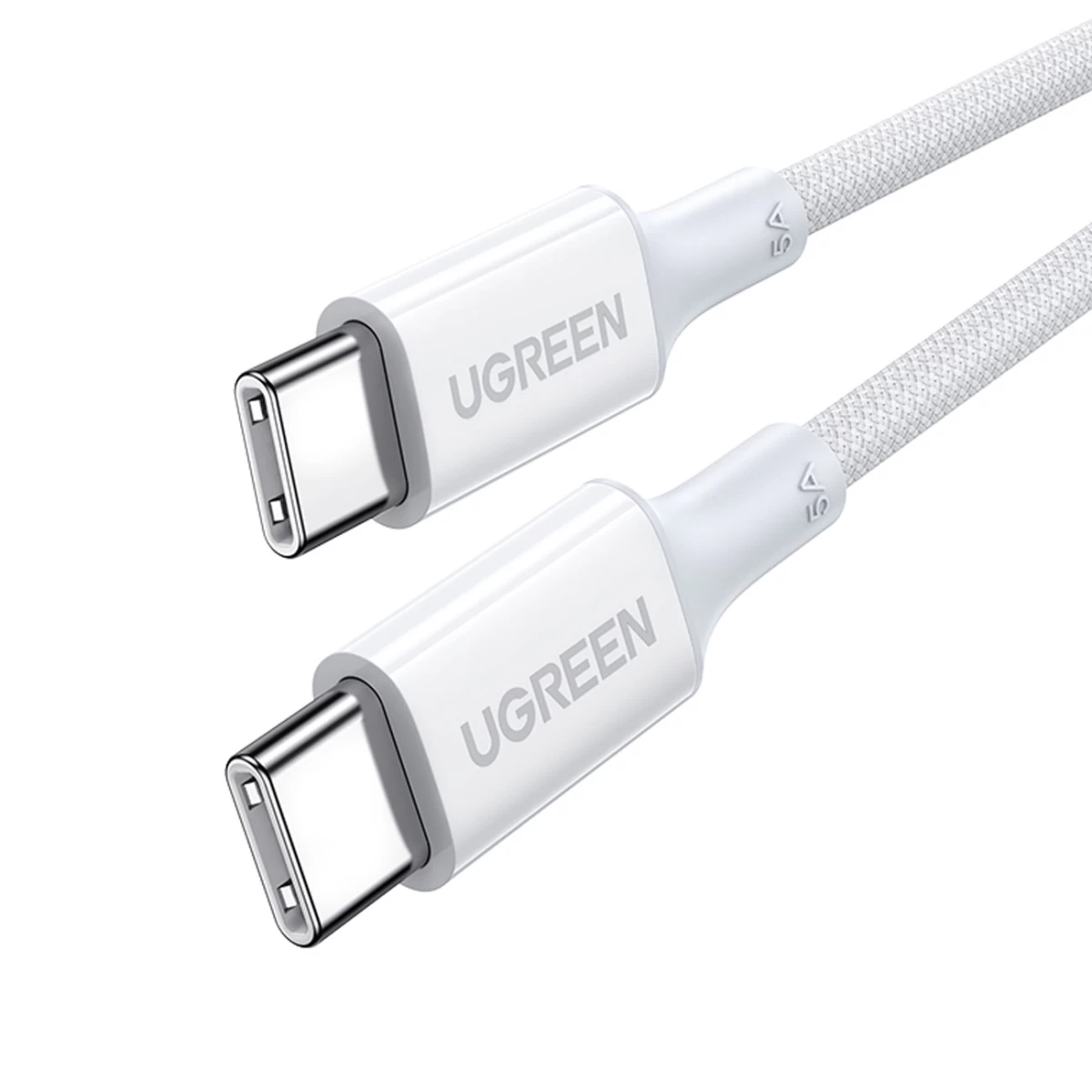 Usb-c Pintas Kabelis Pd 100w 5a 480mbps 1m Baltas