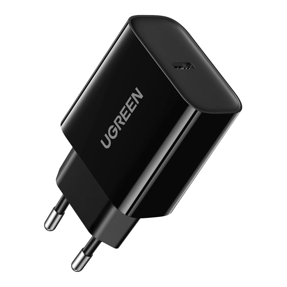 Usb-c Telefono įkroviklis 20w Power Delivery Juodas