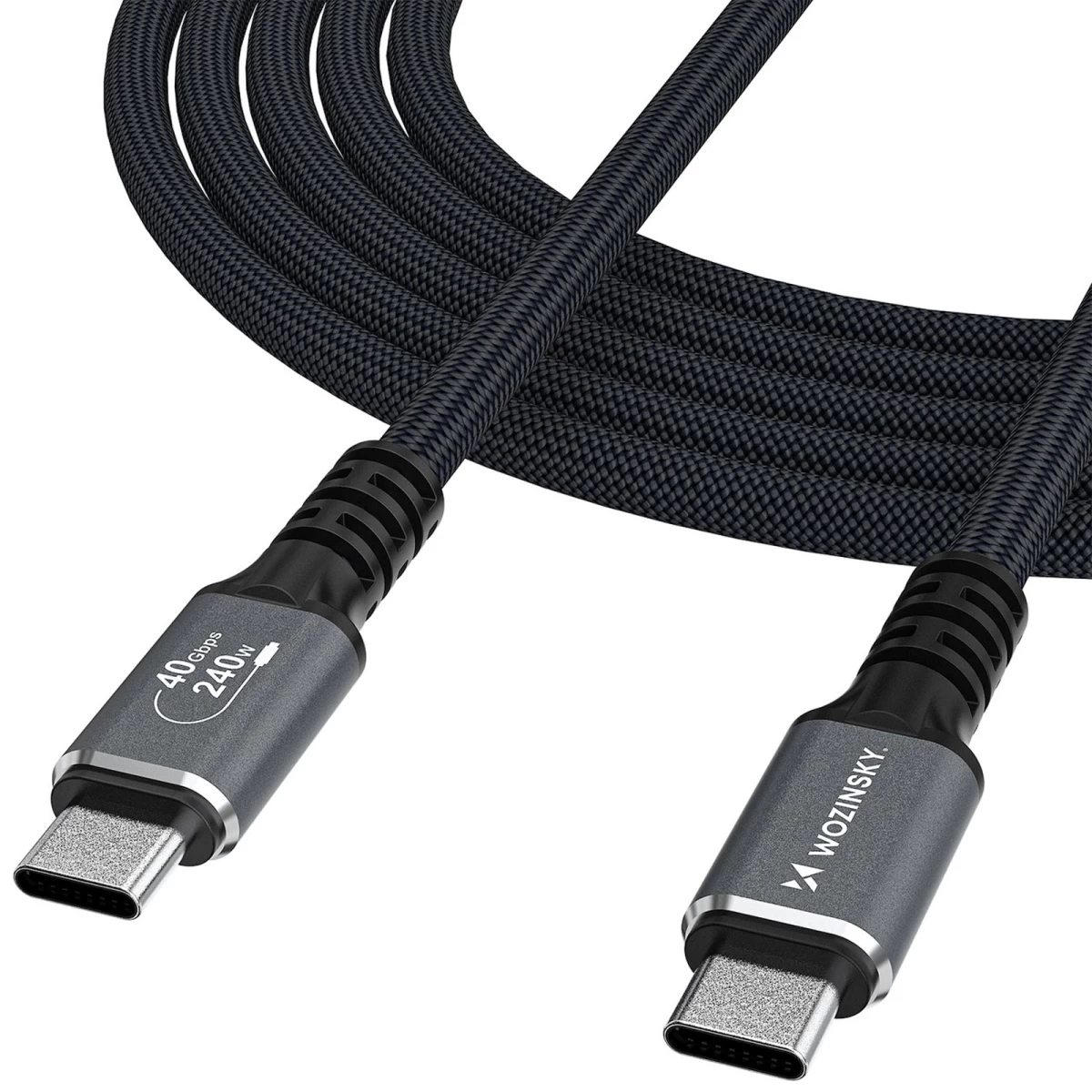 Usb-c thunderbolt 4 240 W 2 M 4k Kabelis - Juodas