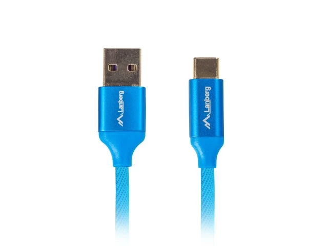 USB cable CM - AM 2.0   1m blue premium