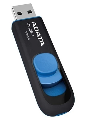 USB flash drive ADATA UV128 AUV128-64G-RBE (64GB; USB 3.0; black color)