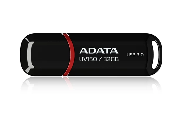 USB flash drive ADATA UV150 AUV150-32G-RBK (32GB; USB 3.0; black color)