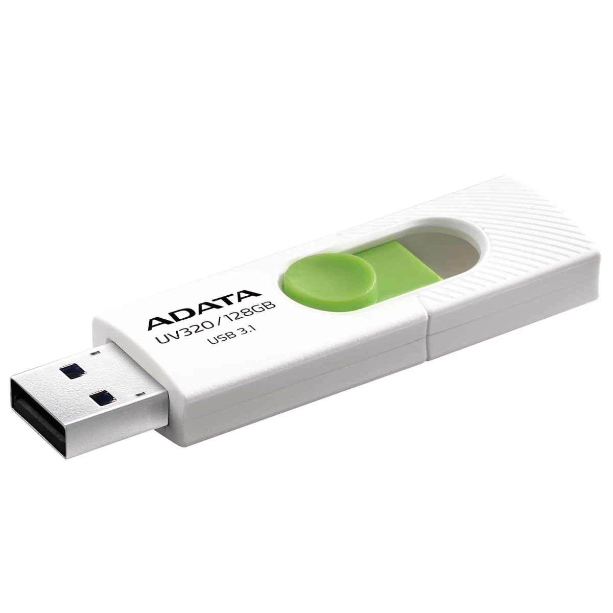 USB flash drive ADATA UV320 AUV320-128G-RWHGN (128GB; USB 3.0; white color)