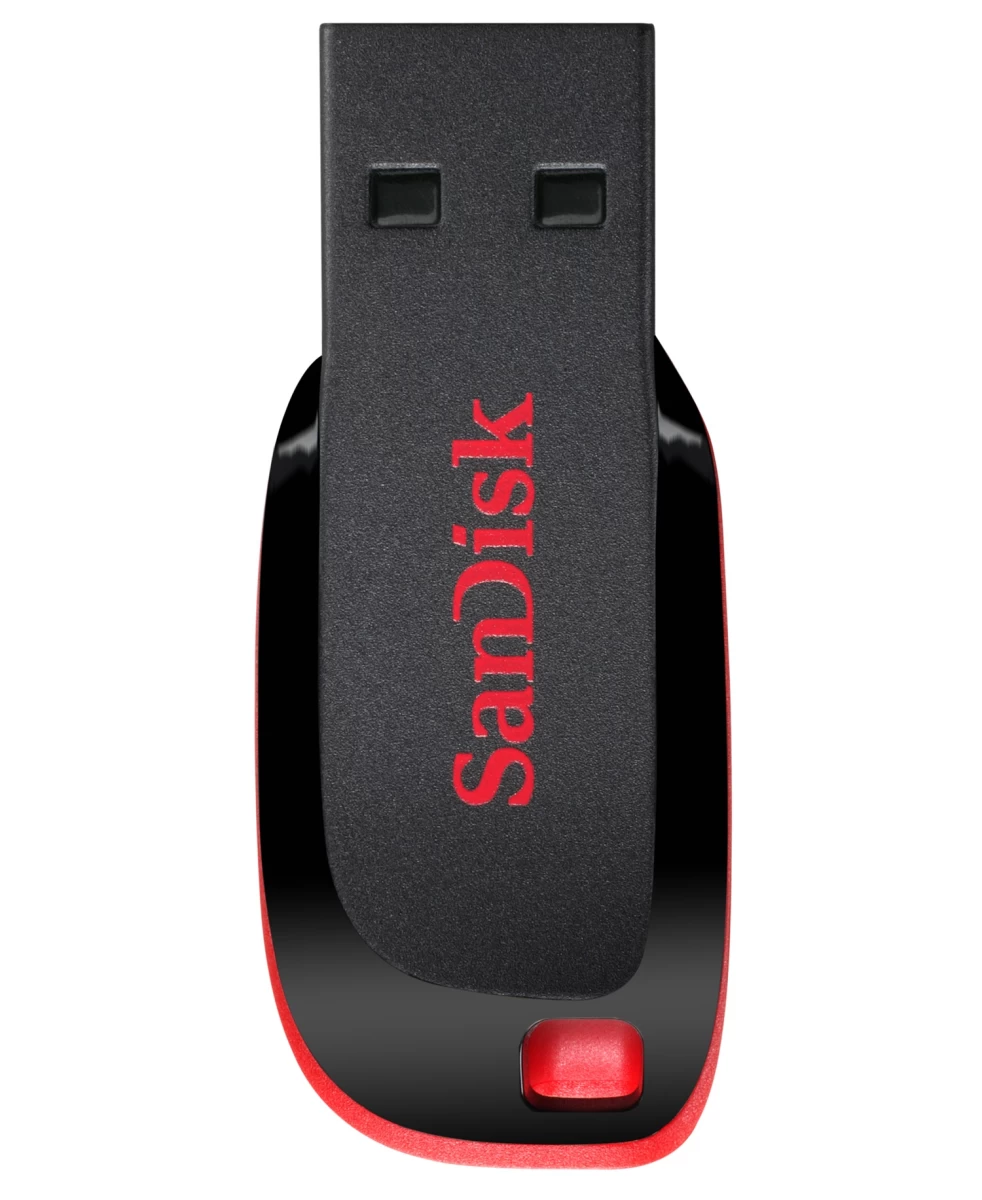 USB flash drive SanDisk CRUZER BLADE SDCZ50-032G-B35 (32GB; USB 2.0; black color)