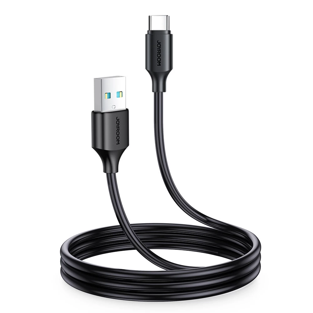Usb įkrovimo Ir Duomenų Perdavimo Kabelis Usb - Usb Type C 3a 1m Juodas