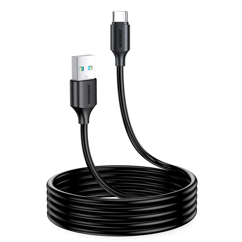 Usb įkrovimo Ir Duomenų Perdavimo Kabelis Usb - Usb Type C 3a 2m Juodas