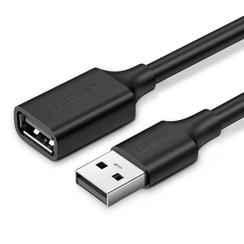 Usb Kabelio Ilgintuvas 1 M Juodas