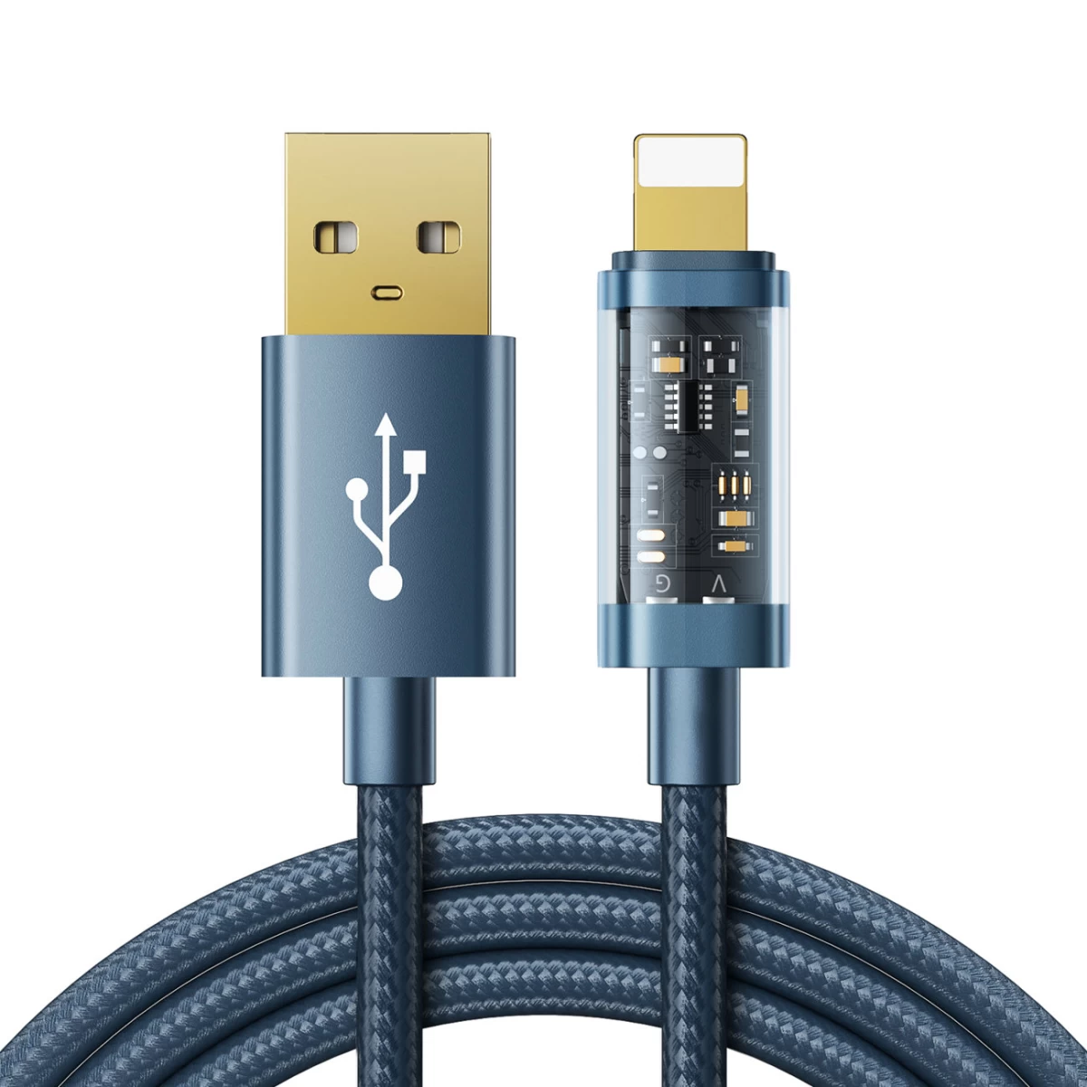 Usb - lightning iphone įkrovimo Ir Duomenų Perdavimo Kabelis 2,4 A 20 W 1,2 M Mėlynas Usb - lightning iphone įkrovimo Ir Duomenų Perdavimo Kabelis 2,4 A 20 W 1,2 M Mėlynas
