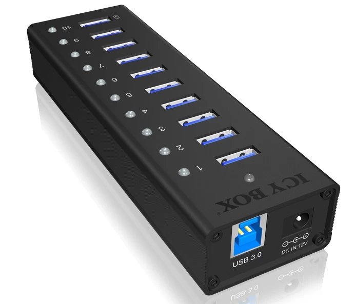 Usb šakotuvas Icy Box Ib-ac6110
