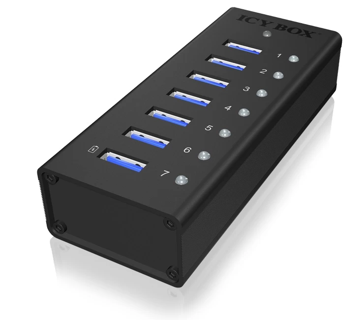 Usb šakotuvas Icy Box Ib-ac618