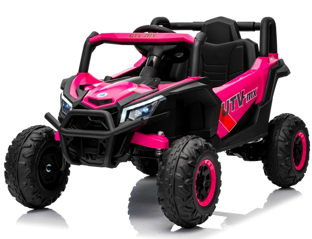 Utv2 R-sport Pink Battery 4x4 Eva Leather Nuotolinio Valdymo Pultas Li-ion Baterija