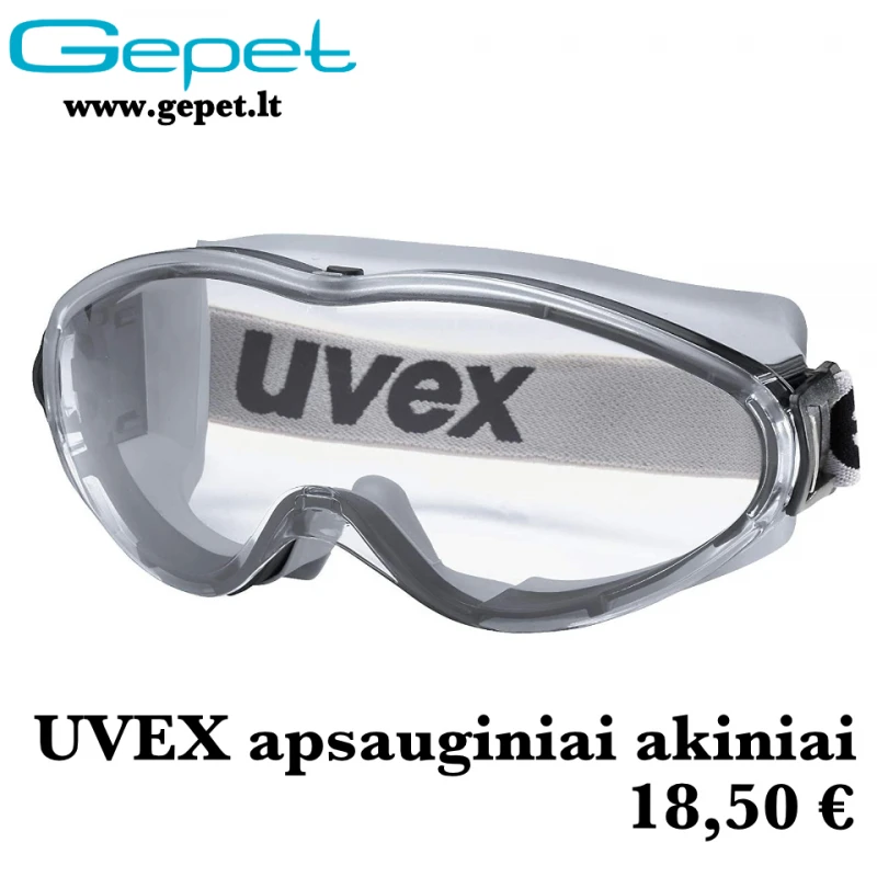 UVEX apsauginiai uždari akiniai ULTRASONIC