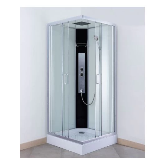 Uždara dušo kabina Roth Lucidus Square 90x90 cm