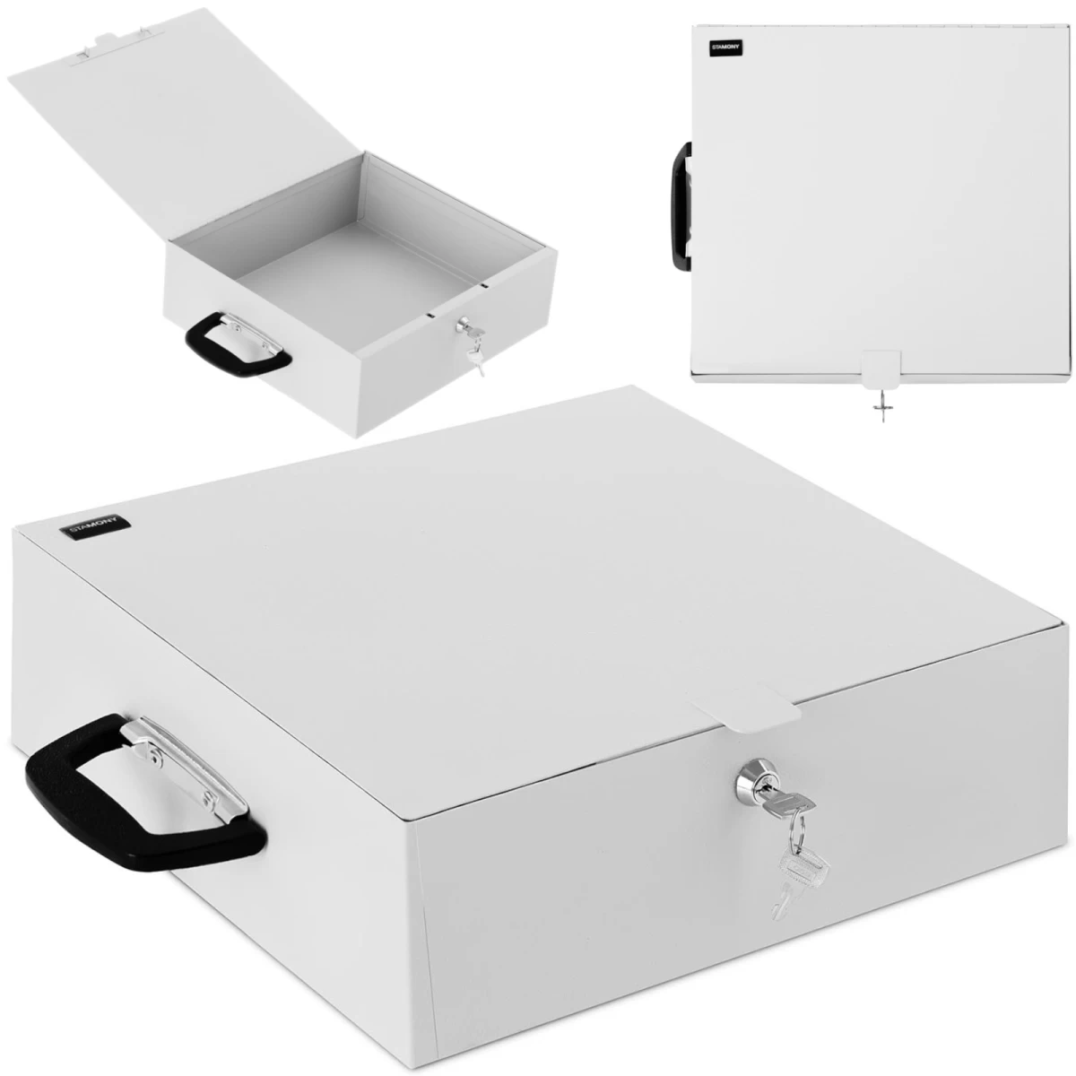 Užrakinamas Metalinis Seifas Dokumentams 350 X 320 X 110 Mm Din A4
