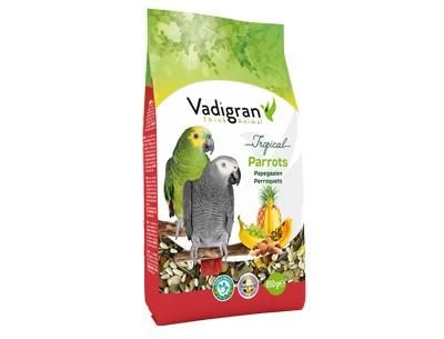 VADIGRAN Parrot Tropical lesalas didžiosioms papūgoms su vaisiais 650g, 431