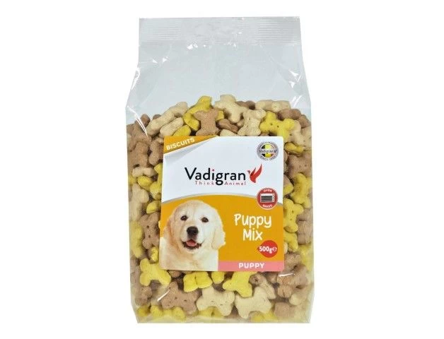 VADIGRAN Puppy Mix sausainiai kauliukai šuniukams 500g, 13387