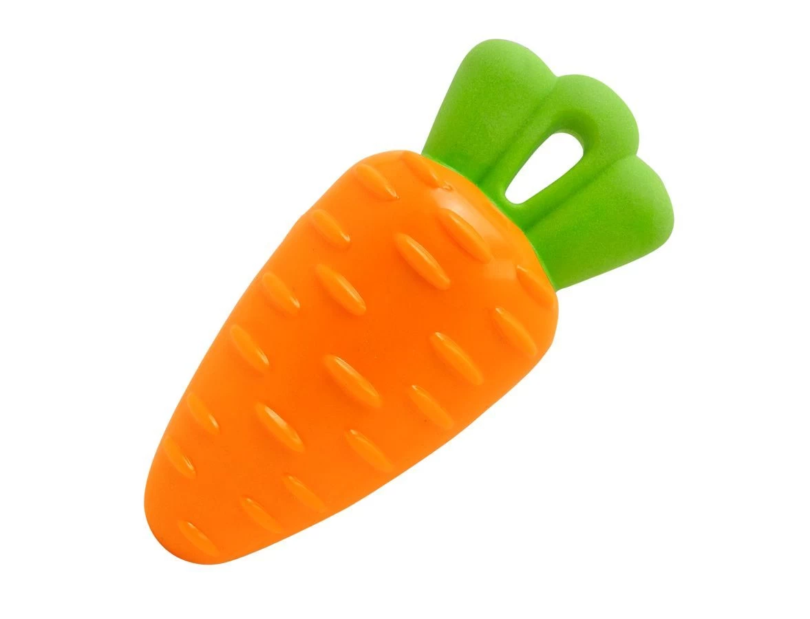 VADIGRAN TPR Popcorn Carrot kramtukas šuniui 20cm (plūduriuoja) (4), 15692
