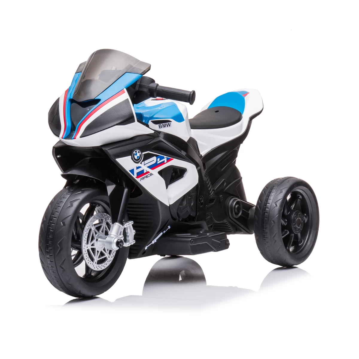Vaikiškas elektrinis policijos motociklas BMW HP4, HATIS