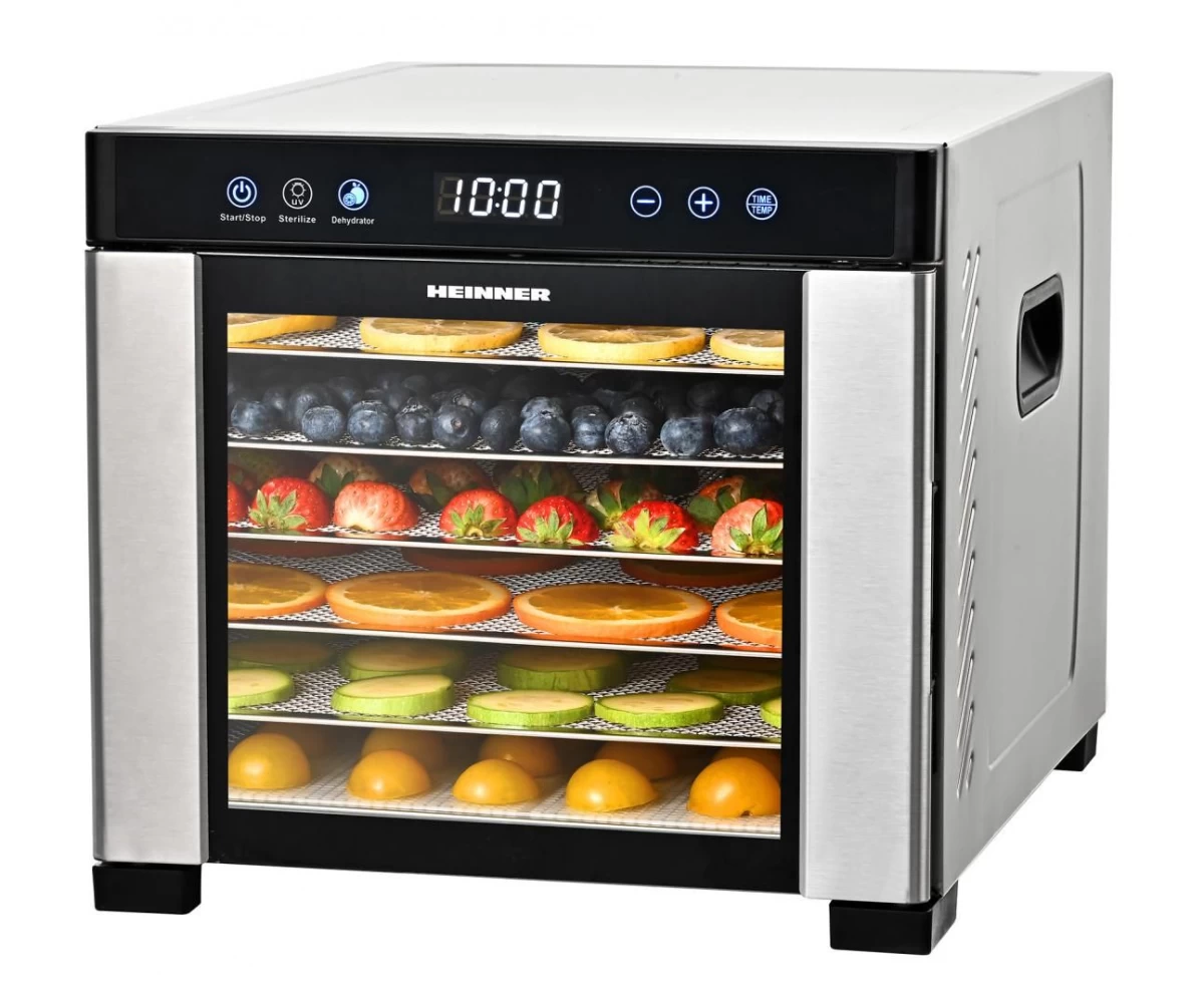 Vaisių ir daržovių džiovintuvas 550–650 W, 23,6 l HFD-KD600SS HEINNER